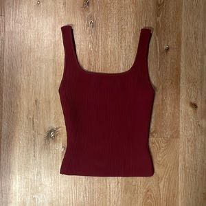 Babaton Sculpt Knit Squareneck Tank